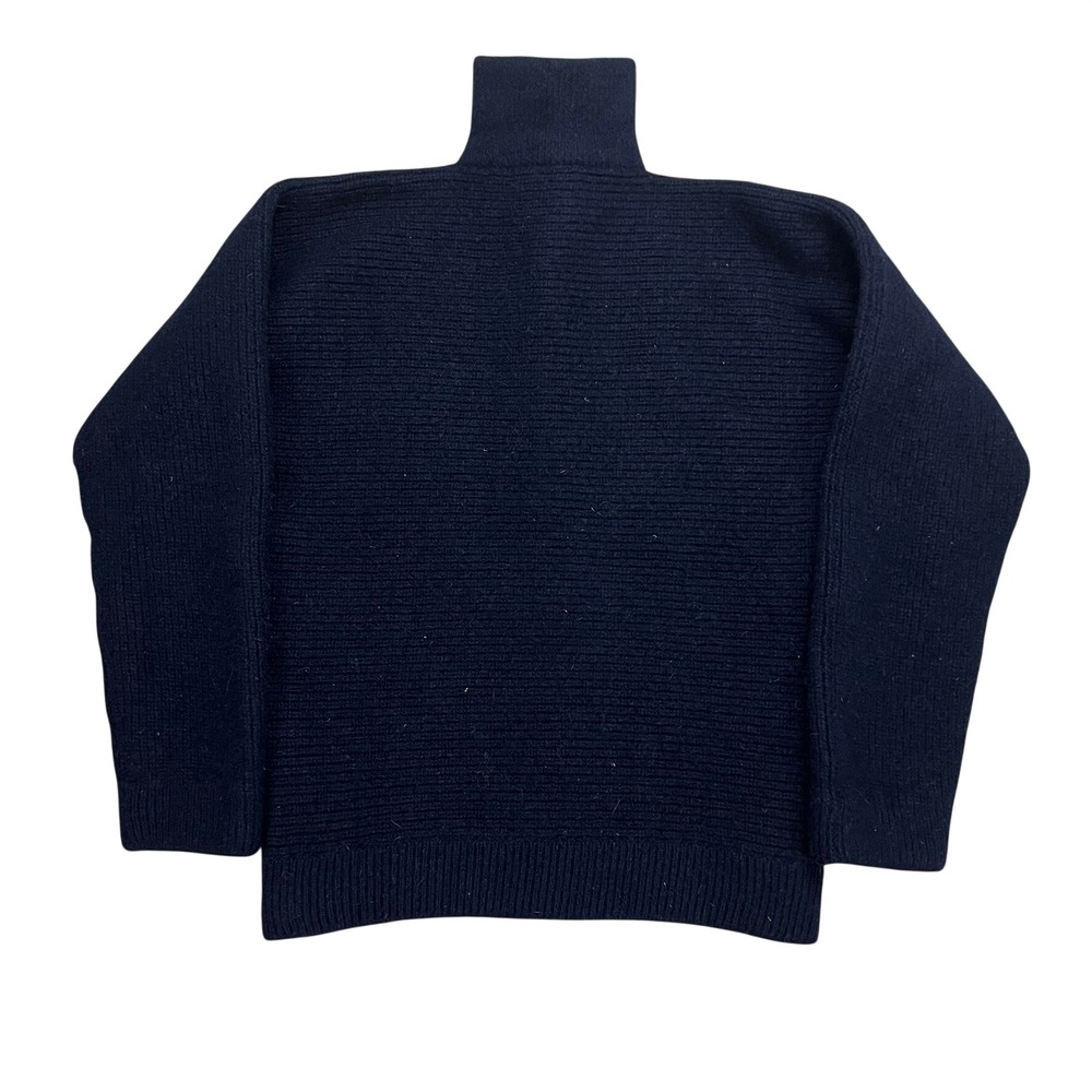 Dachstein Woolwear Mens XXL Navy Full Zip Boiled Wool Sweater Austria Vintage - Picture 3 of 10